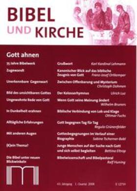 Katholisches Bibelwerk e.V. |  Bibel und Kirche / Gott ahnen | Buch |  Sack Fachmedien