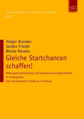 Brandes / Friedel / Röseler |  Gleiche Startchancen schaffen! | Buch |  Sack Fachmedien