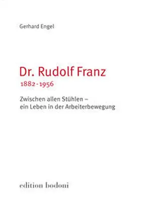 Engel |  Dr. Rudolf Franz, 1882-1956 | Buch |  Sack Fachmedien