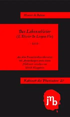 Balzac |  Das Lebenselixier | Buch |  Sack Fachmedien