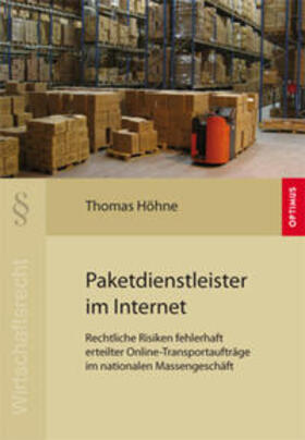 Höhne |  Paketdienstleister im Internet | Buch |  Sack Fachmedien