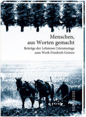 Schürmann / Rösler / Wolf |  Griese - Menschen aus Worten gemacht | Buch |  Sack Fachmedien