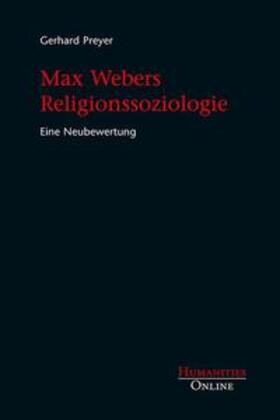 Preyer |  Max Webers Religionssoziologie | Buch |  Sack Fachmedien