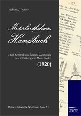 v. Viebahn / Techow |  Motorbootfahrers Handbuch (1920) | Buch |  Sack Fachmedien