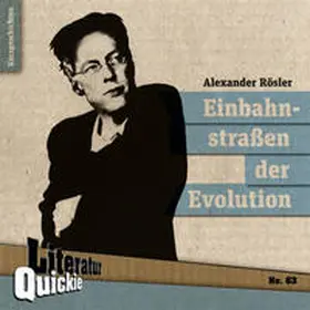 Rösler |  Einbahnstraßen der Evolution | Buch |  Sack Fachmedien