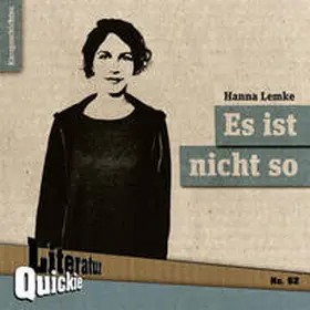 Lemke |  Es ist nicht so | Buch |  Sack Fachmedien