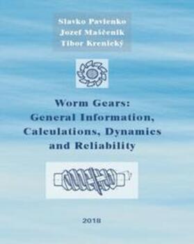 Pavlenko / Jozef Mašcenik / Krenický |  Worm Gears: | Buch |  Sack Fachmedien