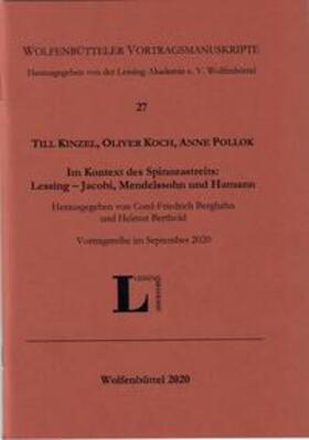 Lessing Akademie e.V. Wolfenbüttel / Kinzel / Koch |  Wolfenbüttler Vortragsmanuskripte, Heft 27 | Buch |  Sack Fachmedien