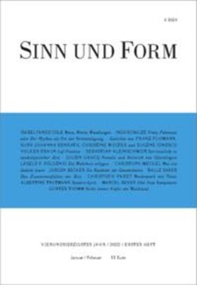  Sinn und Form 1/2022 | Buch |  Sack Fachmedien