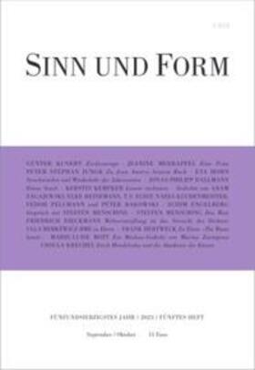 Sinn und Form 5/2023 | Buch | 978-3-943297-73-7 | sack.de