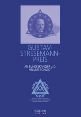  Gustav-Stresemann-Preis an Bundeskanzler a.D. Helmut Schmidt | Buch |  Sack Fachmedien