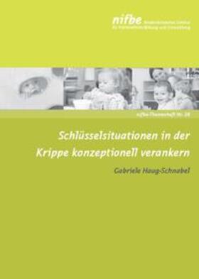 Haug-Schnabel |  Schlüsselsituationen in der Krippe konzeptionell verankern | Buch |  Sack Fachmedien
