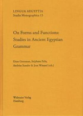 Grossman / Polis / Stauder |  On Forms and Functions | Buch |  Sack Fachmedien
