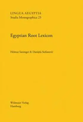 Satzinger / Stefanovic |  Egyptian Root Lexicon | Buch |  Sack Fachmedien