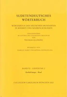 Gloning |  Sudetendeutsches Wörterbuch. Wörterbuch der deutschen Mundarten in Böhmen und Mähren-Schlesien | Buch |  Sack Fachmedien