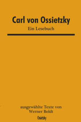  Carl von Ossietzky | Buch |  Sack Fachmedien