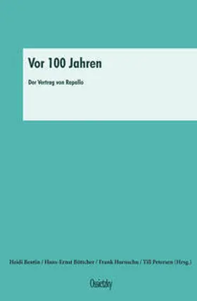 Beutin / Böttcher / Hornschu |  Vor 100 Jahren | Buch |  Sack Fachmedien