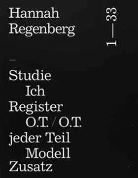 Hannah Regenberg: Katalog | Buch | 978-3-945111-23-9 | sack.de