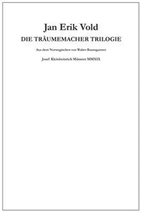 Vold |  Die Träumemacher Trilogie | Buch |  Sack Fachmedien