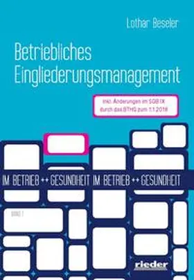 Beseler | Betriebliches Eingliederungsmanagement | Buch | 978-3-945260-65-4 | sack.de