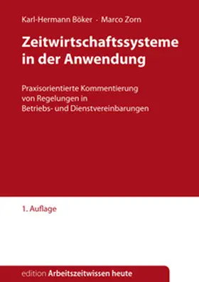 Böker / Zorn |  Zeitwirtschaftssysteme in der Anwendung | Buch |  Sack Fachmedien