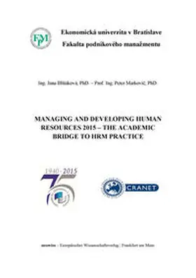 Markovic / Blštáková |  Managing and Developing Human Resources 2015 | Buch |  Sack Fachmedien