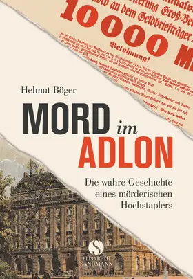 Böger |  Mord im Adlon | Buch |  Sack Fachmedien