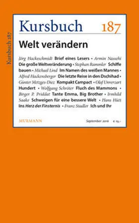 Felixberger / Nassehi |  Kursbuch 187 | Buch |  Sack Fachmedien