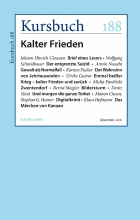 Felixberger / Nassehi |  Kursbuch 188 | eBook | Sack Fachmedien