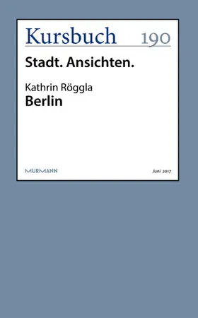 Röggla |  Berlin | eBook | Sack Fachmedien