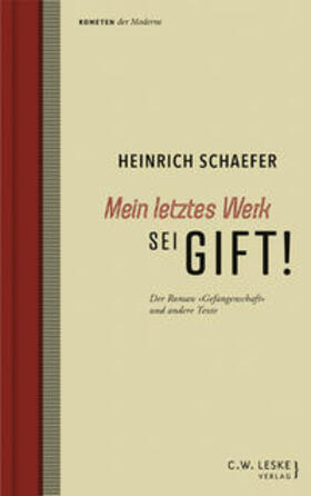 Schaefer / Sabban / Zittel |  Mein letztes Werk sei Gift! | Buch |  Sack Fachmedien