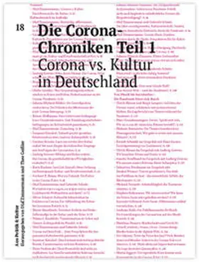 Zimmermann |  Die Corona-Chroniken Teil 1 - Corona vs. Kultur in Deutschland | Buch |  Sack Fachmedien