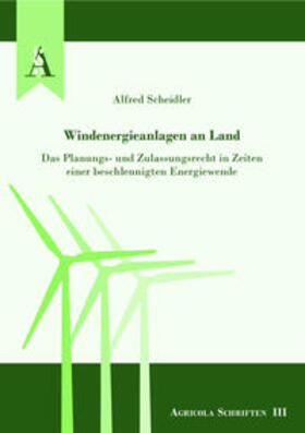 Dr. Scheidler / Scheidler |  Windenergieanlagen an Land | Buch |  Sack Fachmedien