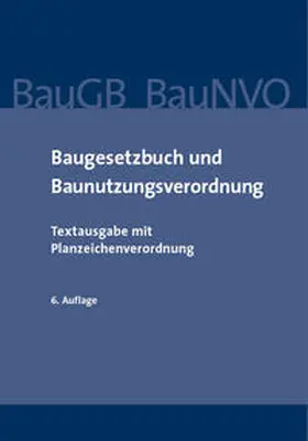  Baugesetzbuch und Baunutzungsverordnung | Buch |  Sack Fachmedien