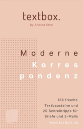 Kern |  Kartenset Moderne Korrespondenz | Buch |  Sack Fachmedien