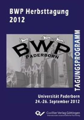 Winther |  BWP Herbsttagung 2012. Universität Paderborn, 24. ¿ 26. September 2012 | Buch |  Sack Fachmedien