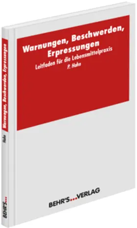 Hahn |  Warnungen, Beschwerden, Erpressungen | Buch |  Sack Fachmedien