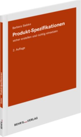 Siebke |  Produkt-Spezifikationen | Buch |  Sack Fachmedien