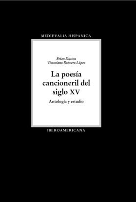 Dutton / Duttor / Roncero López |  La poesía cancioneril del siglo XV | eBook | Sack Fachmedien