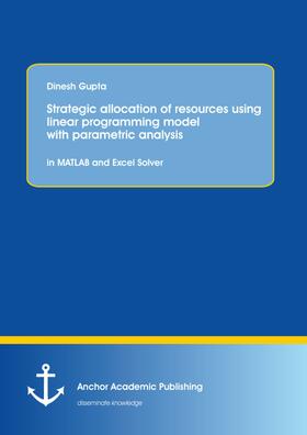 Gupta |  Strategic allocation of resources using linear programming model with parametric analysis: in MATLAB and Excel Solver | eBook | Sack Fachmedien