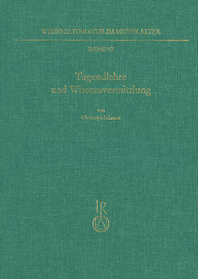 Schanze |  Tugendlehre und Wissensvermittlung | Buch |  Sack Fachmedien