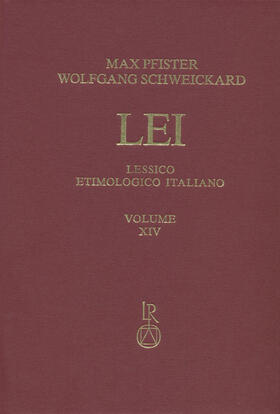 Pfister / Schweickard |  Lessico Etimologico Italiano. Band 14 (XIV) | Buch |  Sack Fachmedien
