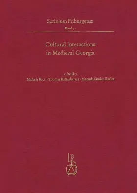 Kaffenberger / Bacci / Studer-Karlen |  Cultural Interactions in Medieval Georgia | Buch |  Sack Fachmedien