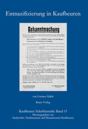 Malek |  Entnazifizierung in Kaufbeuren | Buch |  Sack Fachmedien