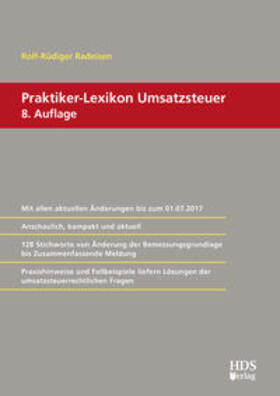 Radeisen |  Praktiker-Lexikon Umsatzsteuer | Buch |  Sack Fachmedien