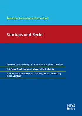 Laoutoumai / Sanli |  Startups und Recht | eBook | Sack Fachmedien