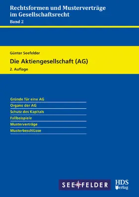 Seefelder |  Die Aktiengesellschaft (AG) | Buch |  Sack Fachmedien