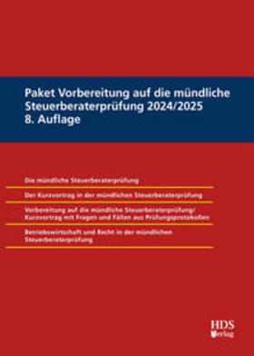 Barzen / Dauber / Holzner |  Paket Vorbereitung auf die mündliche Steuerberaterprüfung 2024/2025 | Buch |  Sack Fachmedien