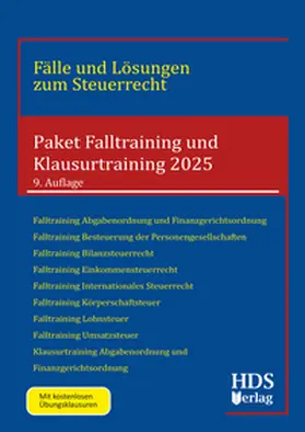 Wall / Schröder / Fränznick |  Paket Falltraining und Klausurtraining 2025 | Buch |  Sack Fachmedien