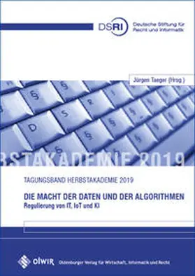 Taeger |  Die Macht der Daten und der Algorithmen | Buch |  Sack Fachmedien